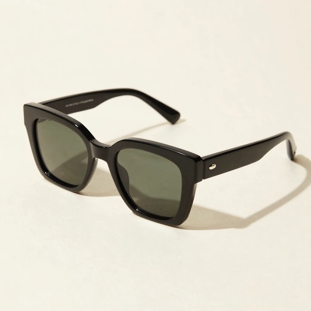 Sculpted Square Acetate Sunglasses
